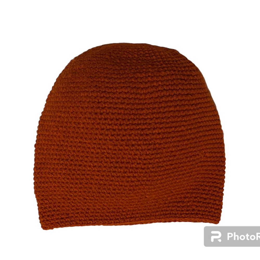 Fall is approaching, we have this burnt orange beanie